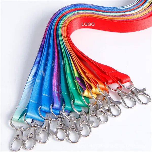 1'' Wide Dye Sublimation Lanyards W/ Lobster Clip