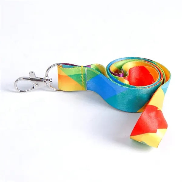 1'' Wide Dye Sublimation Lanyards W/ Lobster Clip
