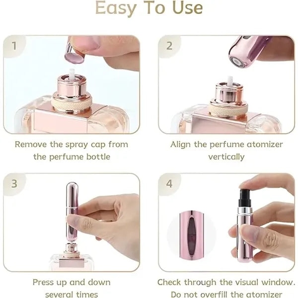 5ml Travel Mini perfume Refillable Atomizer Container