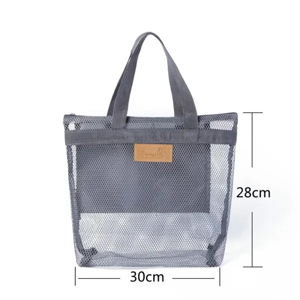 Portable Mesh Beach Tote