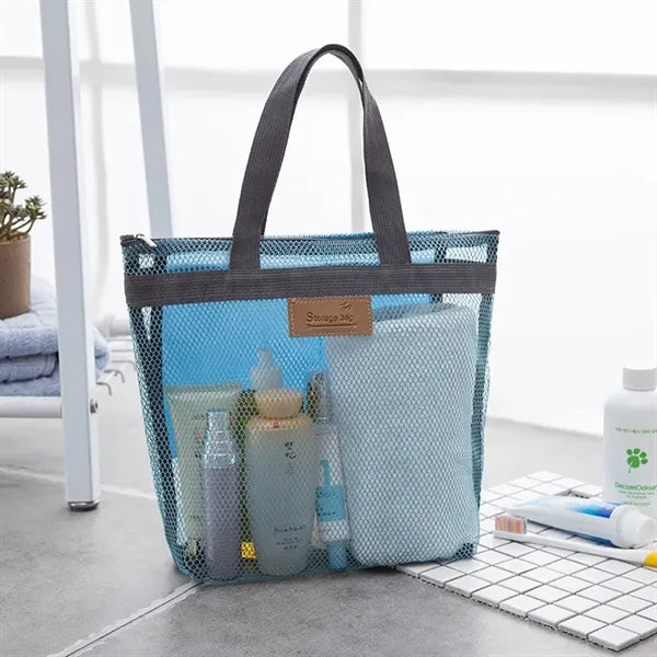 Portable Mesh Beach Tote