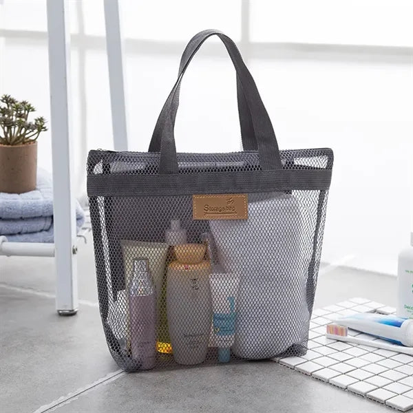 Portable Mesh Beach Tote