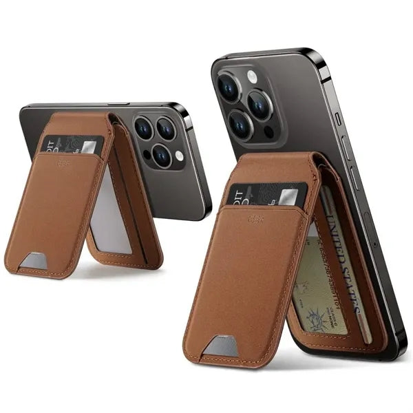 2-in-1 Magnetic Wallet Phone Stand