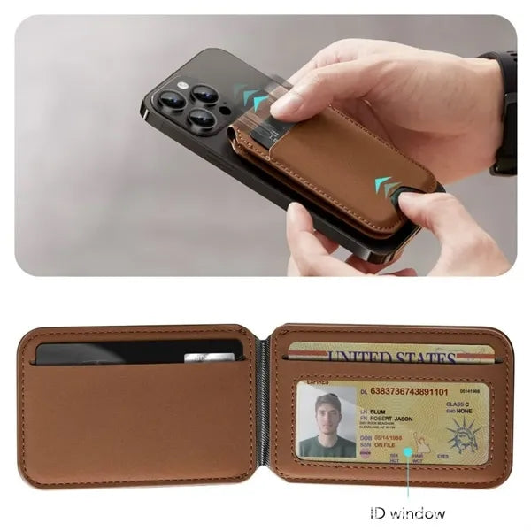 2-in-1 Magnetic Wallet Phone Stand