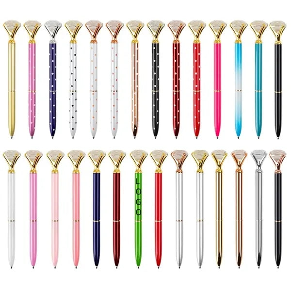 Beautiful Rhinestones Wedding Crystal Metal Ballpoint Pen