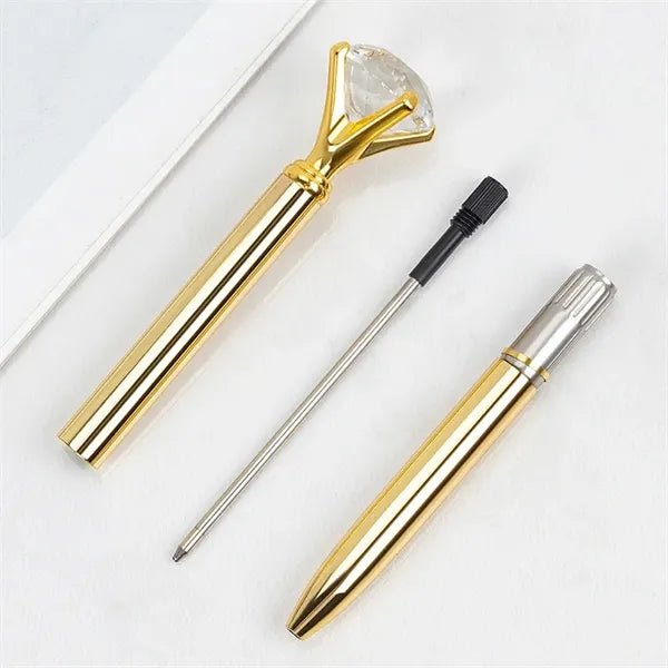 Beautiful Rhinestones Wedding Crystal Metal Ballpoint Pen