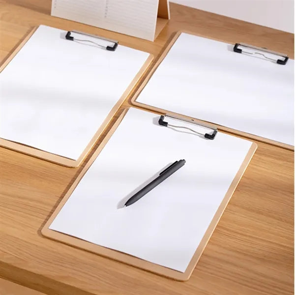 Horizontal Wooden Clipboard