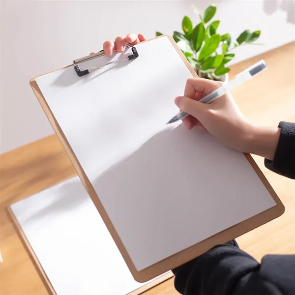 Horizontal Wooden Clipboard