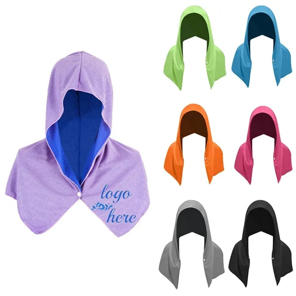 Summer Cooling Hoodie Towel
