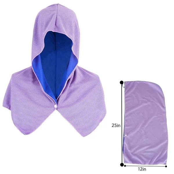 Summer Cooling Hoodie Towel