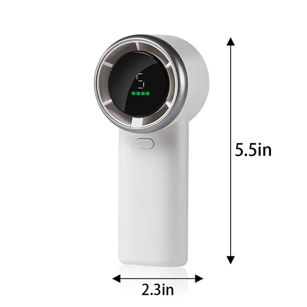 Digital Display Turbo Handle Fan