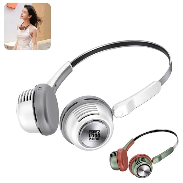 USB Rechargeable Quiet Portable Bladeless Neck Fan