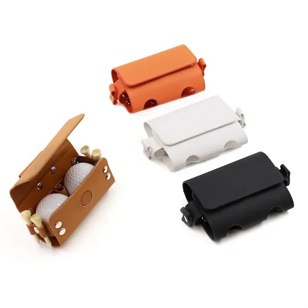 Portable Golf Ball Case Belt Waist Storage Bag Holder Pouch