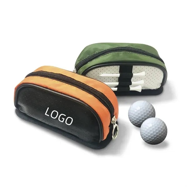 Golf Storage Zipper Handbag Portable Waist Case With Hook