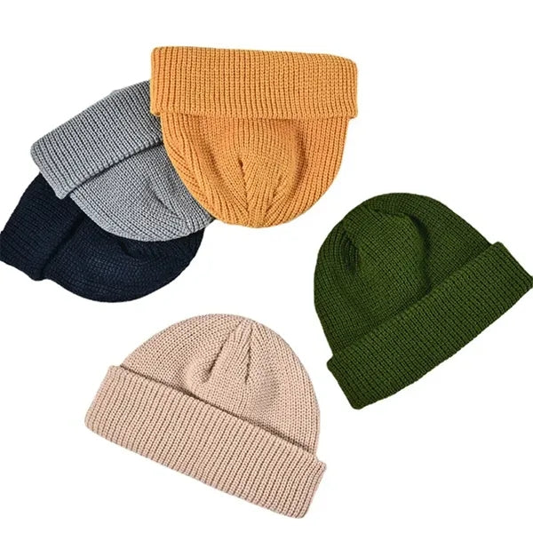 Short Style Winter Snow Warm Hat Lightweight Fishing Cap