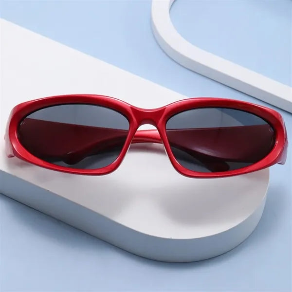 Fashion Narrow Square Frame Sunglasses