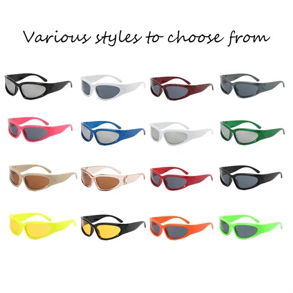 Fashion Narrow Square Frame Sunglasses