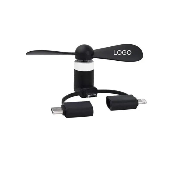 Universal Mini 3 in 1 Usb Cell Phone Cooling Fan