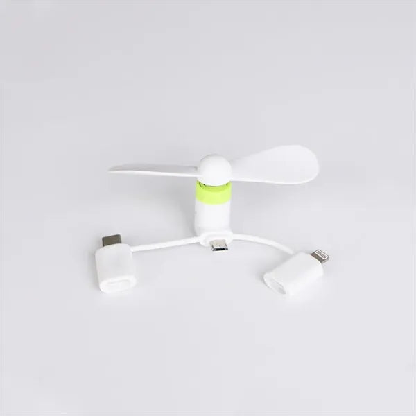 Universal Mini 3 in 1 Usb Cell Phone Cooling Fan