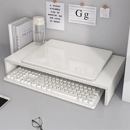 1-Tier Metal Dual Monitor Stand Riser