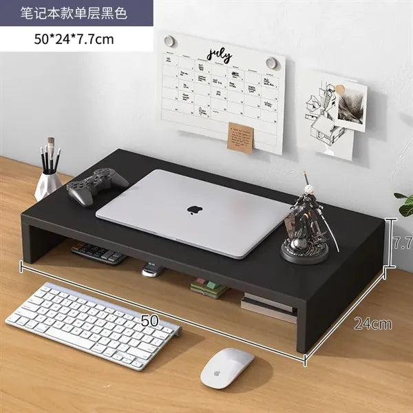 1-Tier Metal Dual Monitor Stand Riser