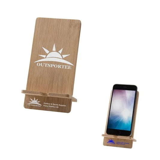Printed Bamboo Wood Cell Phone Stands
