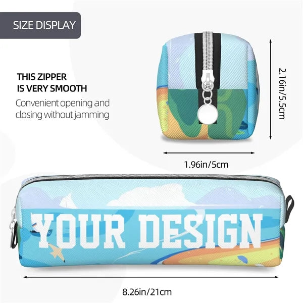 Full Bleed Pen Pouch Pencil Organizer Case School Storag Bag