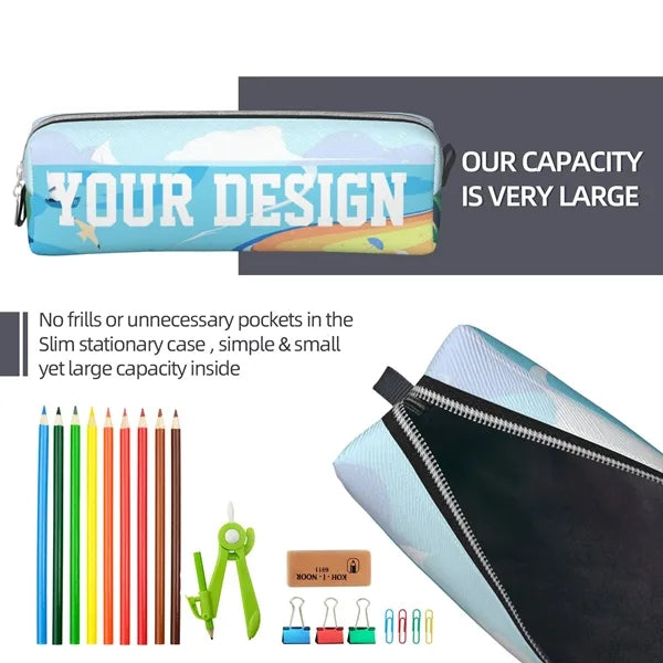 Full Bleed Pen Pouch Pencil Organizer Case School Storag Bag