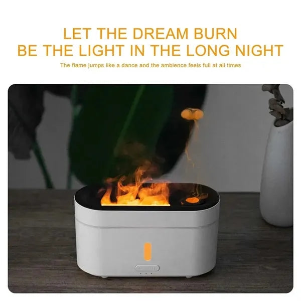 Electric Aromatherapy Humidifier Flame Oil Diffuser