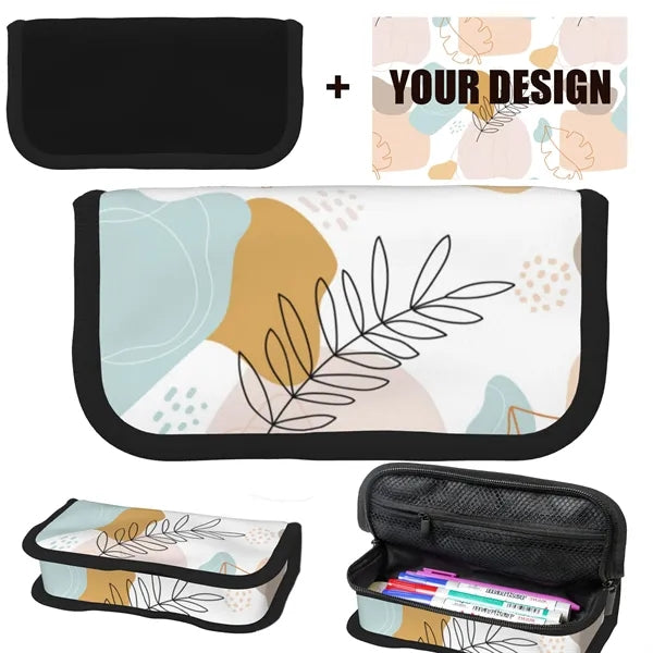 Full Color Pencil Organizer School Storag Pouch Make Up Bag