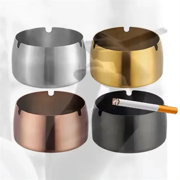 Office Cigarette Stainless Steel Metal Cigar Ashtray