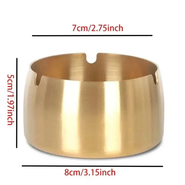 Office Cigarette Stainless Steel Metal Cigar Ashtray