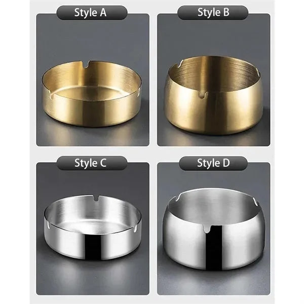 Office Cigarette Stainless Steel Metal Cigar Ashtray