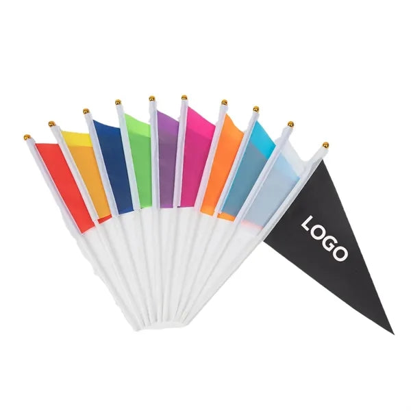 Colorful Pennant Flags Small Triangle