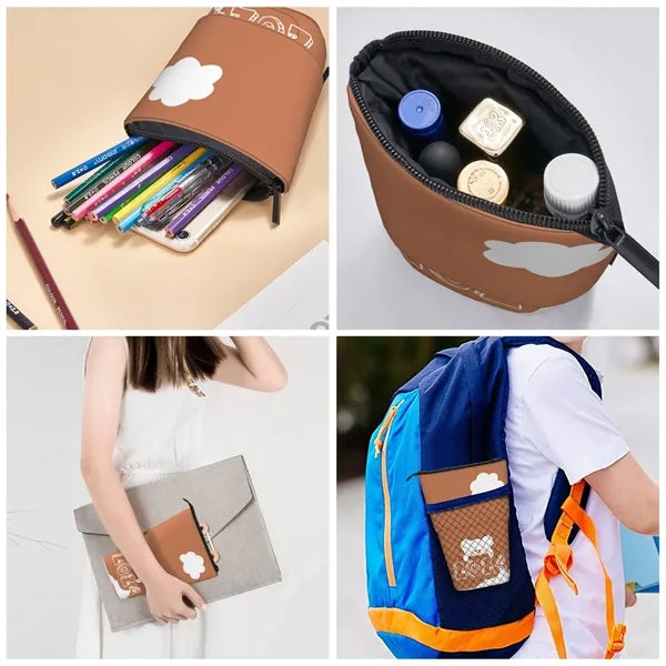 Foldable Pencil Holder Multifunction Pen Pouch Full color