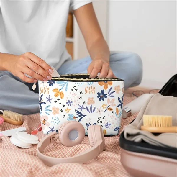 Makeup Pouch Cosmetic Bag Toiletry Full Bleed Large Capacity