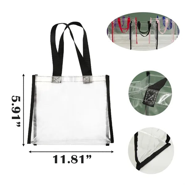 Clear Customizable PVC Tote Bag