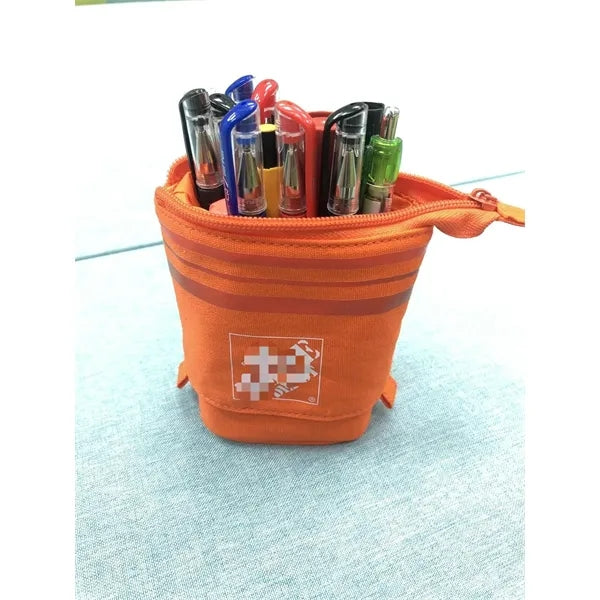 Mobile Office Pencil Case Retractable Pen Pouch