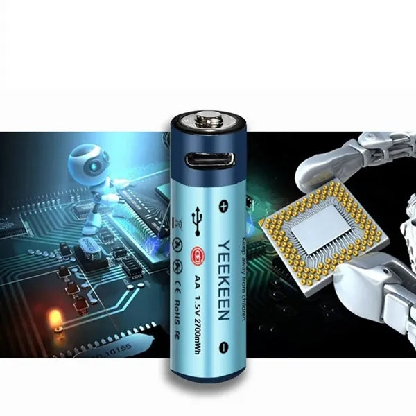 2700mAh Rechargeable AA Batteries