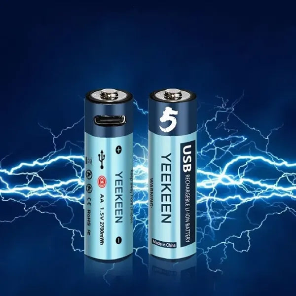 2700mAh Rechargeable AA Batteries