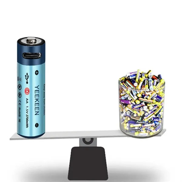 2700mAh Rechargeable AA Batteries