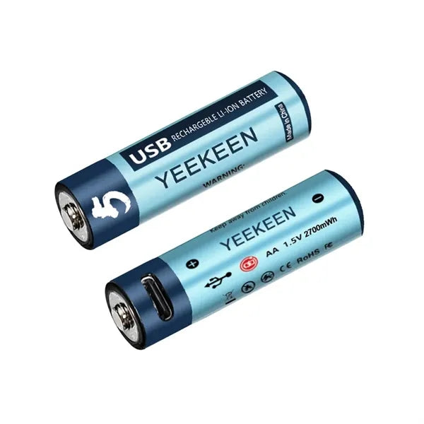 2700mAh Rechargeable AA Batteries