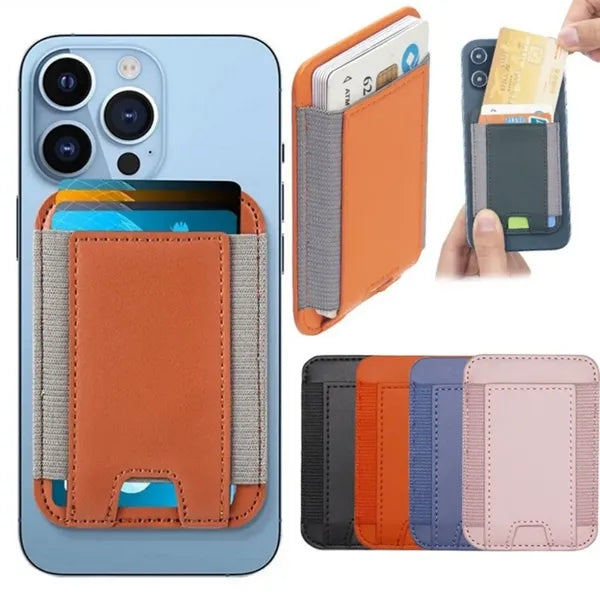 Strong Magnetic Wallet Leather Card Holder
