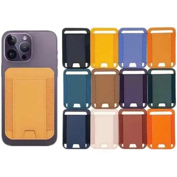 Strong Magnetic Wallet Leather Card Holder