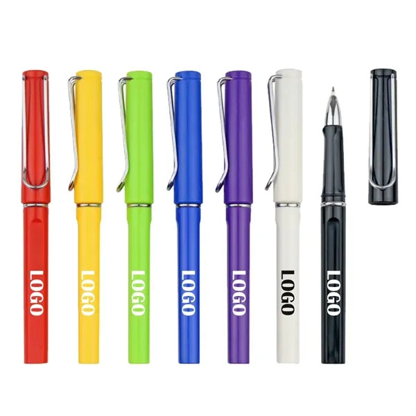 Imitation Metal Clip Color Gel Pen