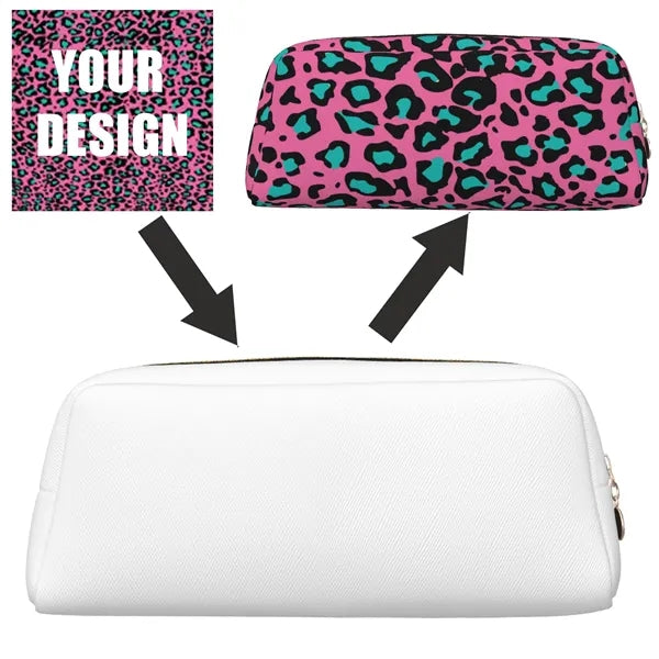 Full bleed Make Up Bag Zipper Storage Pouch Pencil Case
