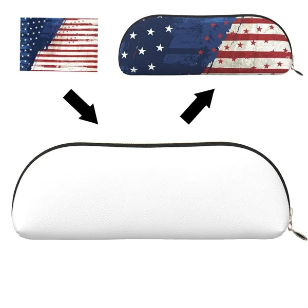 Full Bleed Cosmetic Bag Blank Pencil Case Zipper Pouch