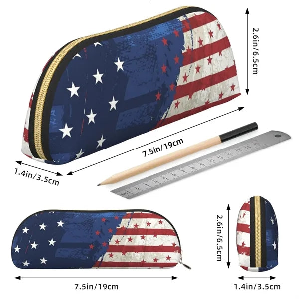 Full Bleed Cosmetic Bag Blank Pencil Case Zipper Pouch
