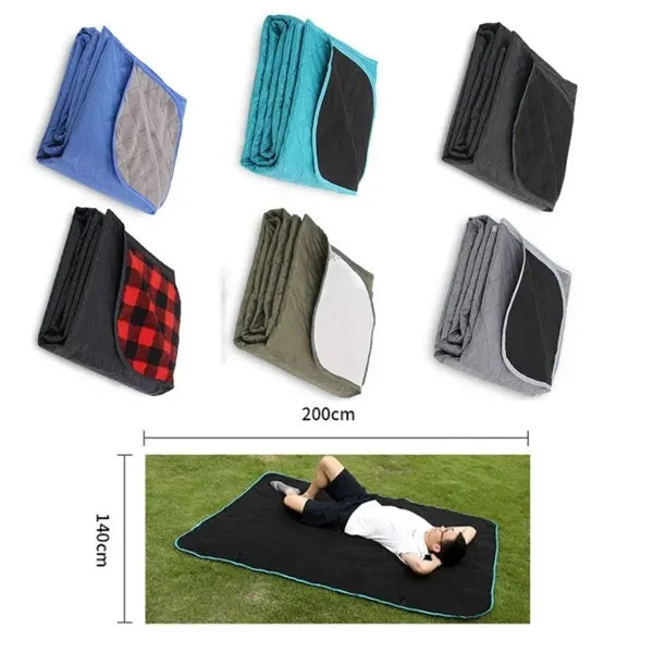 Large Waterproof Outdoor Blanket with Storage Bag
