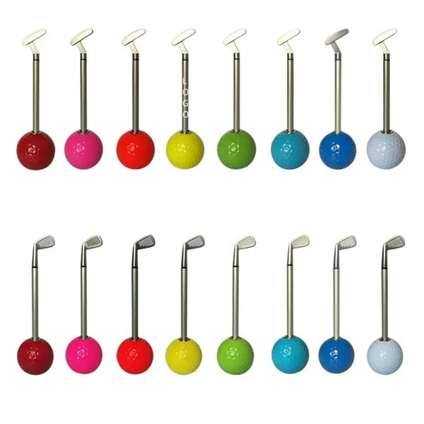 Creative Golf Ball Club Shaped Refillable Ballpoint Pen